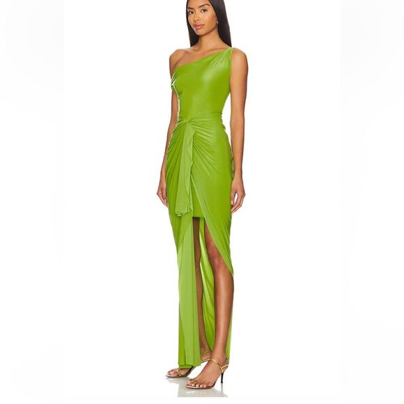 Deme by Gabriella Nellie Dress Green
Draped stretch Lime Maxi Revolve XL - Picture 2 of 10